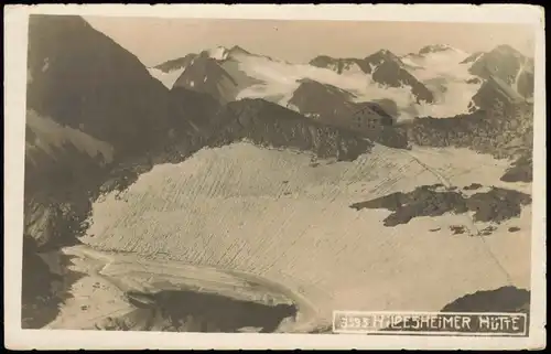 Ansichtskarte Sölden (Ötztal) Hildesheimer Hütte (Stubaier Alpen) 1921