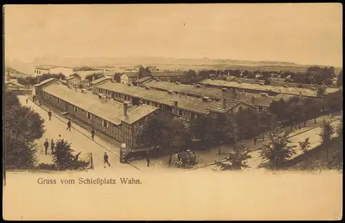 Ansichtskarte Porz-Köln Truppenübungsplatz Wahnerheide, Baracken 1911