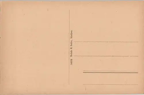 Ansichtskarte Coswig (Sachsen) Straßenpartie - Stadt, Kirche 1912