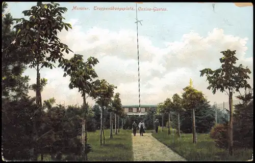 Ansichtskarte Munster-Lager Truppenübungsplatz Casino-Garten 1914