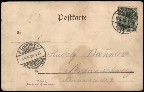 Postcard Hadersleben Haderslev Partie am Südermarkt 1900