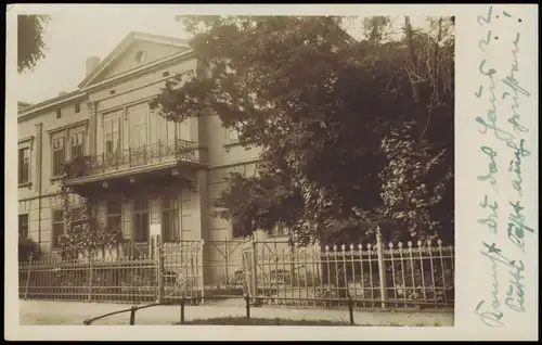 Ansichtskarte Hamburg Stadtvilla gel. Stempel Hamburg# 1929 Privatfoto