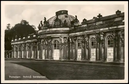 Ansichtskarte Potsdam Sanssouci Schloss Gebäude (Castle) 1954