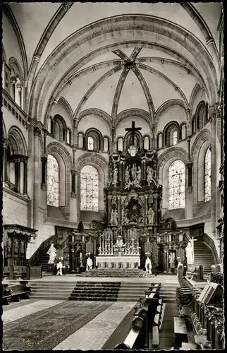 Ansichtskarte Trier Inneres Dom, Hochaltar 1960
