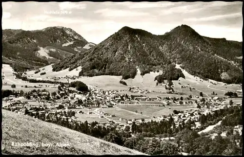 Ansichtskarte Ruhpolding Panorama-Ansicht gegen Hochfelln 1967