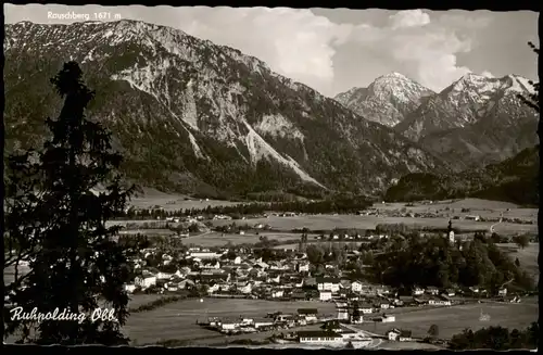 Ansichtskarte Ruhpolding Panorama-Ansicht 1960
