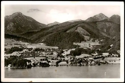 Ansichtskarte Bad Wiessee Panorama-Ansicht 1955