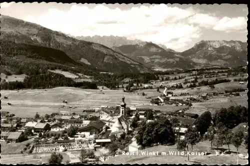 Ansichtskarte Reit im Winkl Panorama-Ansicht mit Wild. Kaiser 1960