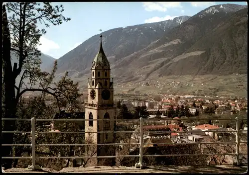 Cartoline Meran Merano Passeggiata Tappeiner Panorama Tappeinerweg 1968