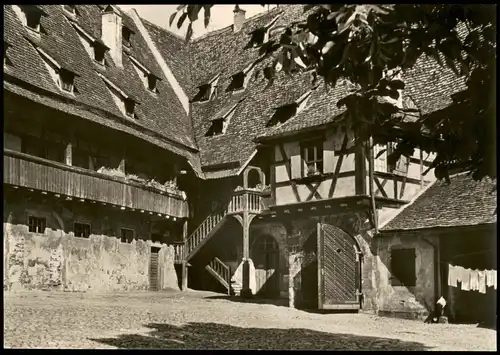 Ansichtskarte Bamberg Alte Hofhaltung 1960