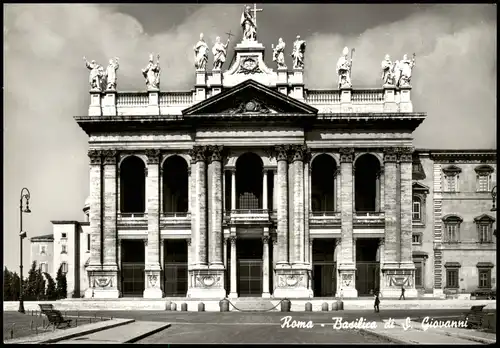 Cartoline Rom Roma Basilica di S. Ciovanni Basilique de St. Jean 1960