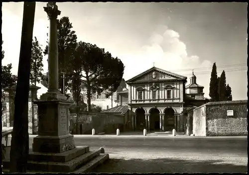 Cartoline Rom Roma Basilica e Catacombe di S. Sebastiano 1960