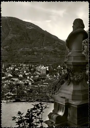 Cartoline Meran Merano Panorama-Ansicht 1964