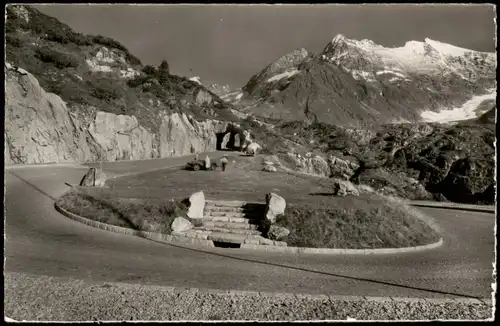 Ansichtskarte Wassen Der Himmelrank an der Susterstasse, Schweizer Berge 1960