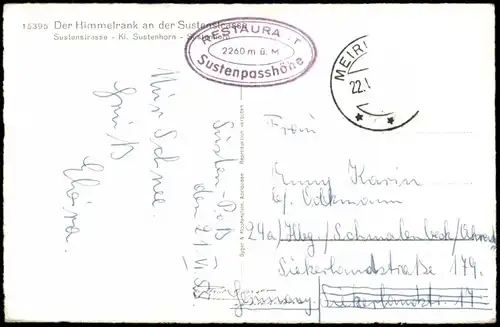Ansichtskarte Wassen Der Himmelrank an der Susterstasse, Schweizer Berge 1960