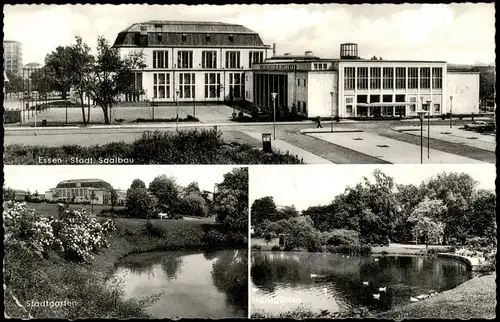 Ansichtskarte Essen (Ruhr) 3 Bild Saalbau 1959
