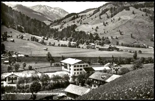 Saalbach-Hinterglemm Panorama-Ansicht mit Bundesschullandheim 1958