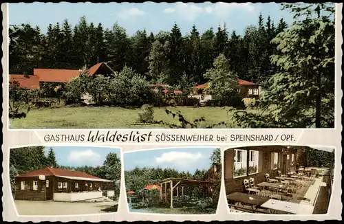 Speinshart Mehrbild-AK Gasthaus Waldeslust bei Speinshard Opf. 1970