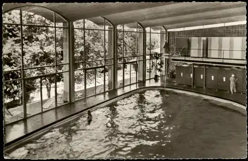 Ansichtskarte Badenweiler Thermal-Hallenbad Innenansicht 1966