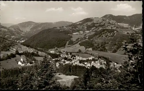 .Baden-Württemberg Schwarzwald (Mittelgebirge), Blick auf Schönau 1960