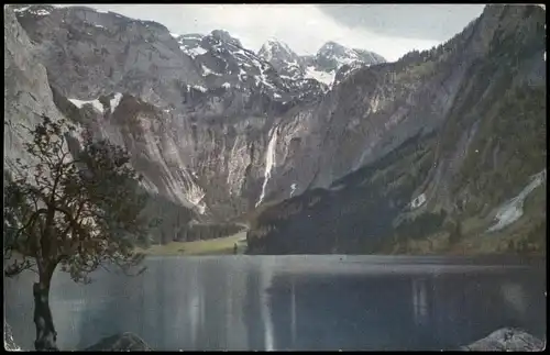 Ansichtskarte Berchtesgaden Obersee, Alpen-See 1916