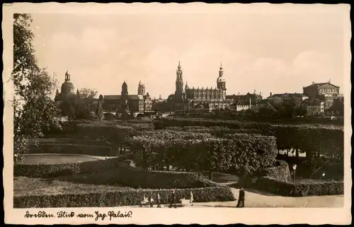 Äußere Neustadt-Dresden Panorama-Ansicht v. Japanischen Palais aus 1940