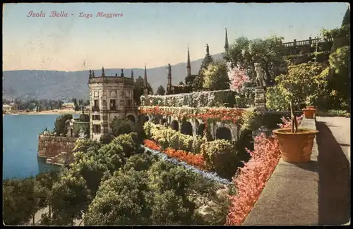 Cartoline Stresa Stresa Isola Bella Lago Maggiore 1910
