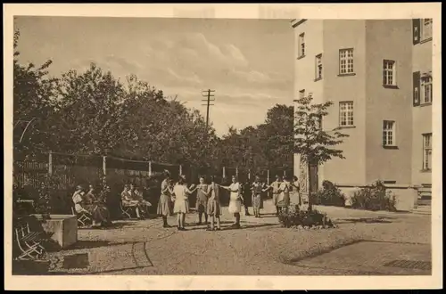 Nördlinge Handarbeitsschule mit evangelischem Mädchenpensionat Hof 1930