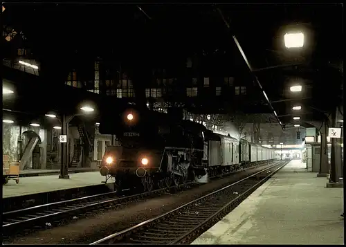 Dresden Schnellzugdampflokomotive 03 2278 Halle  Hauptbahnhofes anno 1977 1990