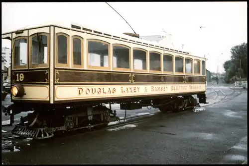 Ansichtskarte  Isle of Man Railways Historischer Tram Straßenbahn Wagen 1997