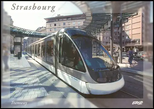 CPA Straßburg Strasbourg Straßenbahn (Tramway) 2010