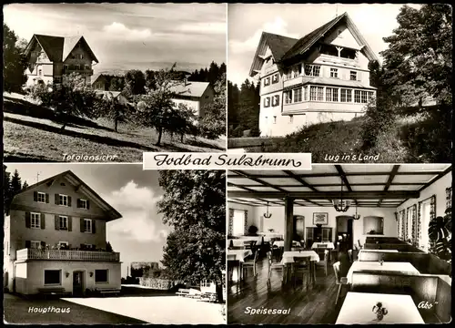 Sulzberg (Oberallgäu)   mit Erh.- u. Bibelheim Hensoltshöhe Sulzbrunn 1965