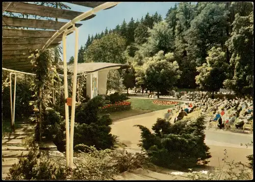 Ansichtskarte Bad Wildungen Musikpavillon Kurgarten Kurpark 1970