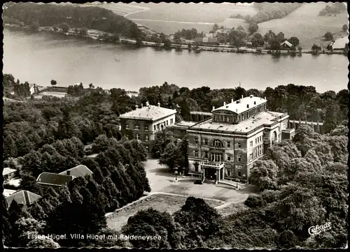 Ansichtskarte Bredeney-Essen (Ruhr) Villa Hügel am Baldeneysee 1956