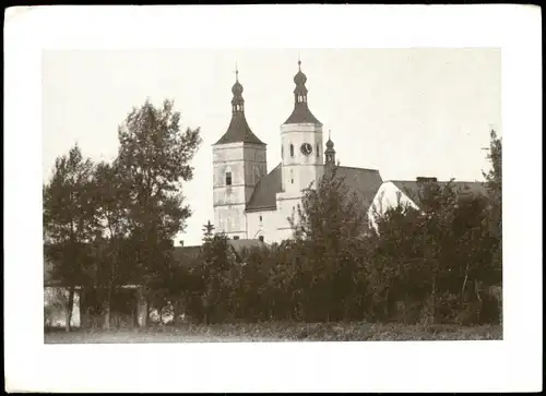 Postcard Mährisch Neustadt Uničov Pfarrkirche 1935