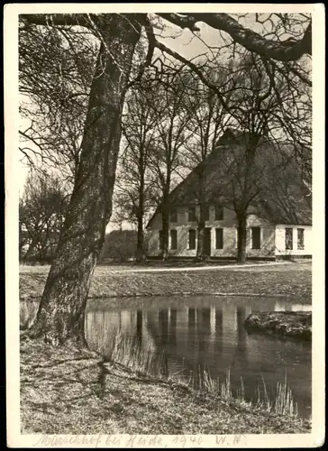Ansichtskarte Heide (Holstein) Marschhof in Oeverwisch bei Heide 1940