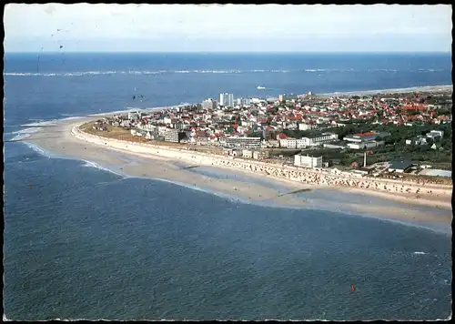 Ansichtskarte Norderney Luftbild Luftaufnahme der Insel von Südwesten 1985