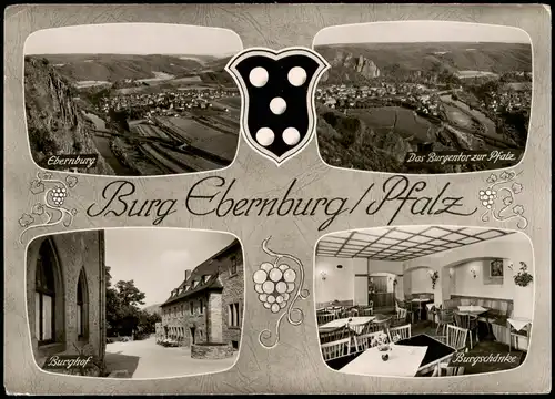 Ebernburg-Bad Münster  Stein-Ebernburg Mehrbildkarte  Burg Ebernburg 1970