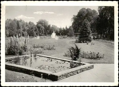 Ansichtskarte Zweibrücken Partie im Rosengarten 1960