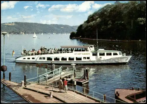 Bredeney-Essen (Ruhr) Baldeneysee mit Fahrgastschiff Schiff STADT ESSEN 1972