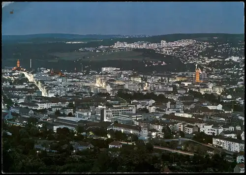 Ansichtskarte Pforzheim Panorama-Ansicht der Schmuck- u. Uhrenstadt 1978