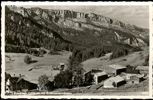 Rohrmoos (Oberallgäu)-Oberstdorf (Allgäu) Stadtpartie mit Gottesackerwänden 1960