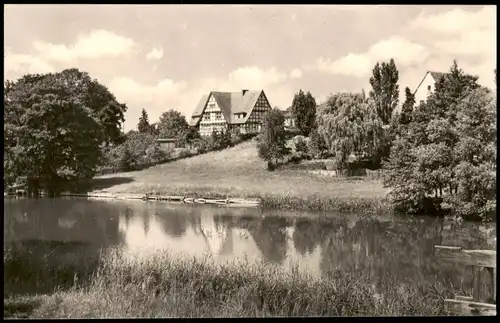 Ansichtskarte Templin Partie am Kanal DDR AK 1961