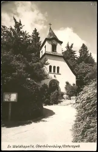 Oberbärenburg-Altenberg (Erzgebirge) Waldkapelle DDR AK 1968/1964