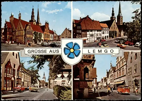 Ansichtskarte Lemgo Mehrbildkarte Strassen & Plätze 1976