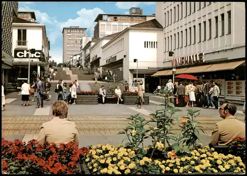 Ansichtskarte Kassel Cassel Treppenstraße, Personen Leute, Kaufhalle 1984