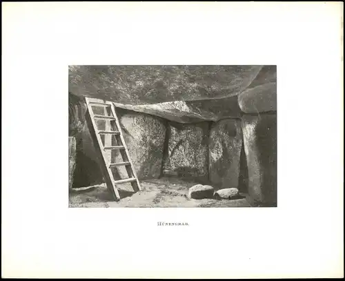 Sylt Hünengrab Passepartout Sylt 1910