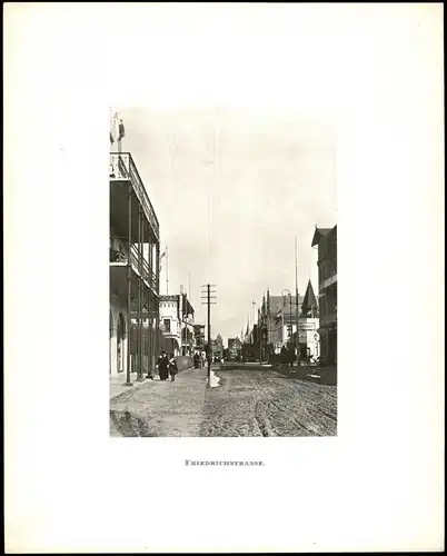 Westerland-Sylt Friedrichstraße Passepartout Sylt 1910