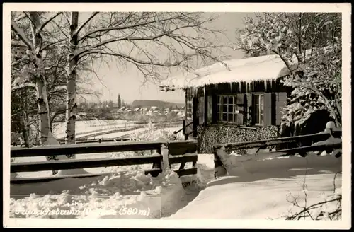 Friedrichsbrunn Panorama-Ansicht, Winter-Landschaft, DDR AK 1965/1964