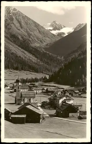 Gries im Sulztal Sulztal Panorama mit Mutterberger-Seespitze 1940